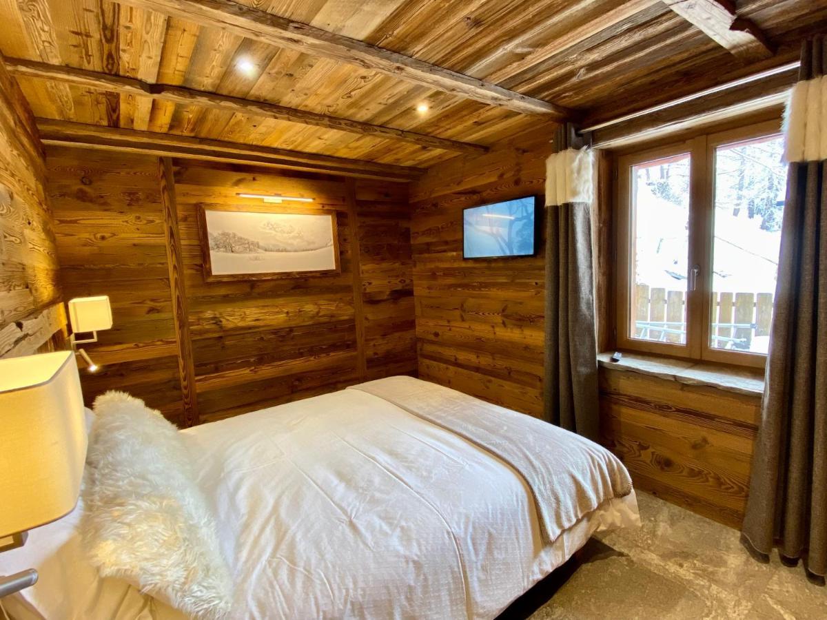 Chalet Les Cocales Residence Sejour Et Nuitees B&B - Appartement Pin Cembro Bessans Exteriér fotografie